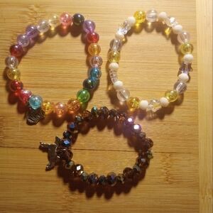 Colorful Beaded Bracelets Set